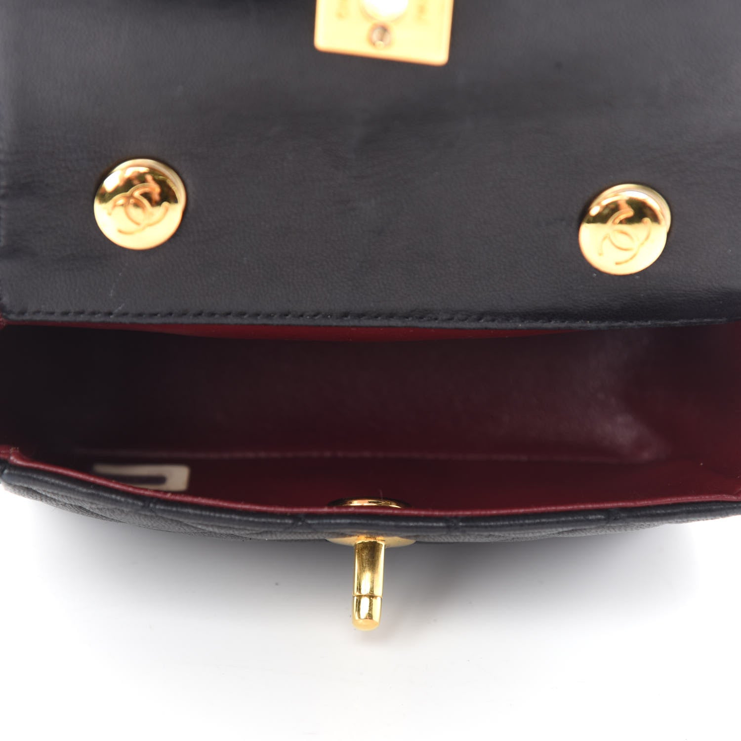 Chanel Lambskin Quilted Extra Mini Flap Black 5 of 13