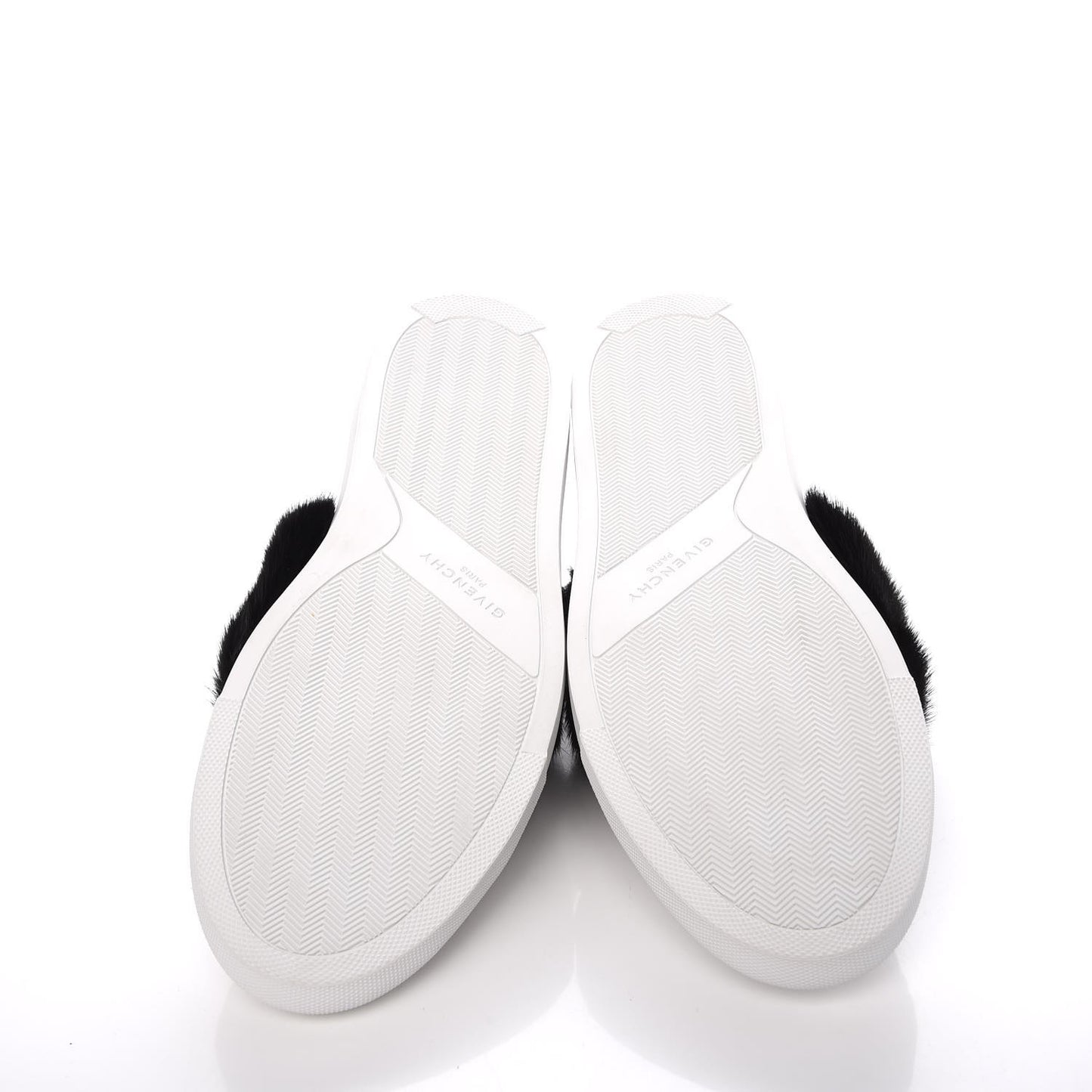Calfskin Mink Fur Womens Urban Street Sneakers 41 White Black