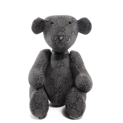 Gucci Monogram Stuffed Teddy Bear Black 1 of 5