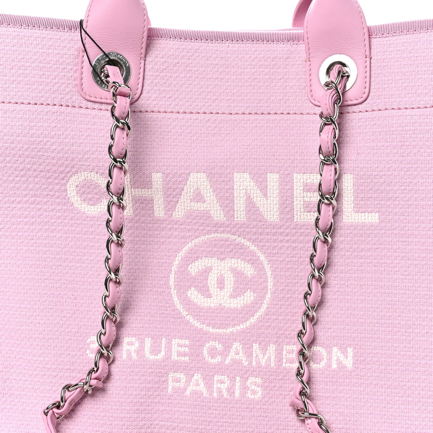 Mixed Fibers Medium Deauville Tote Dark Pink