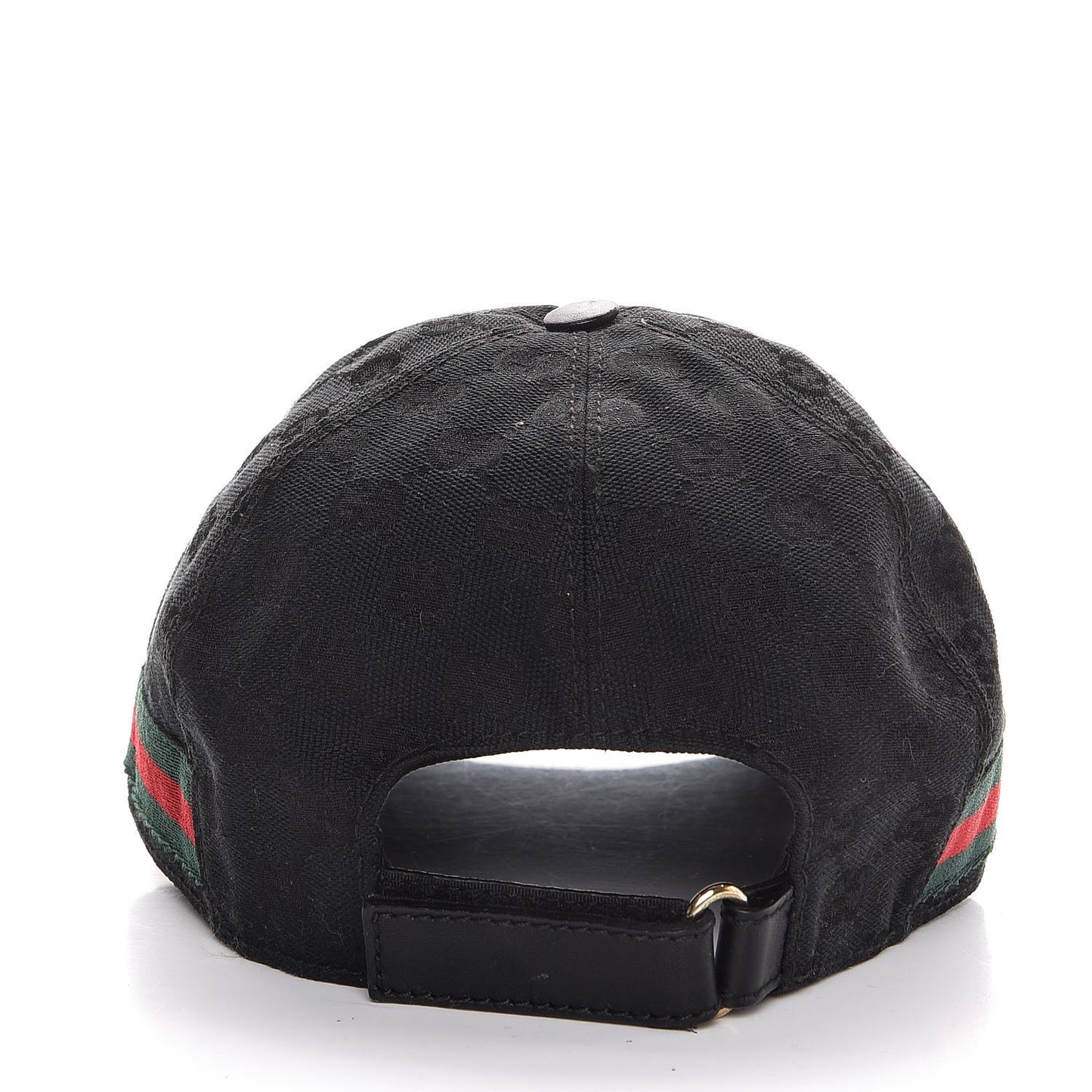 Monogram Web Baseball Hat M Black