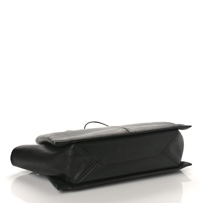 Celine Supple Natural Calfskin Medium Tri-Fold Bag Black 4 of 16