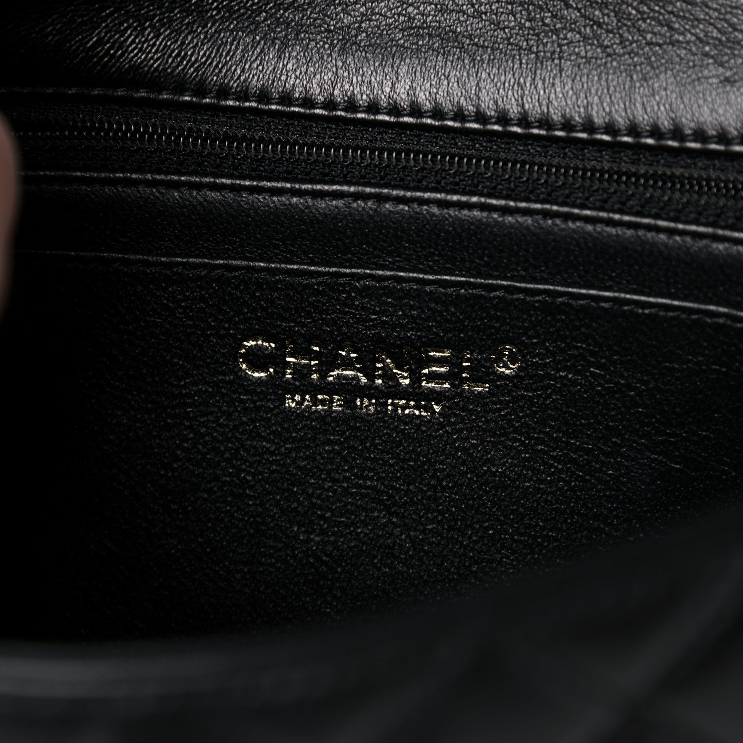 Chanel Lambskin Quilted Mini Rectangular Flap Black 6 of 15