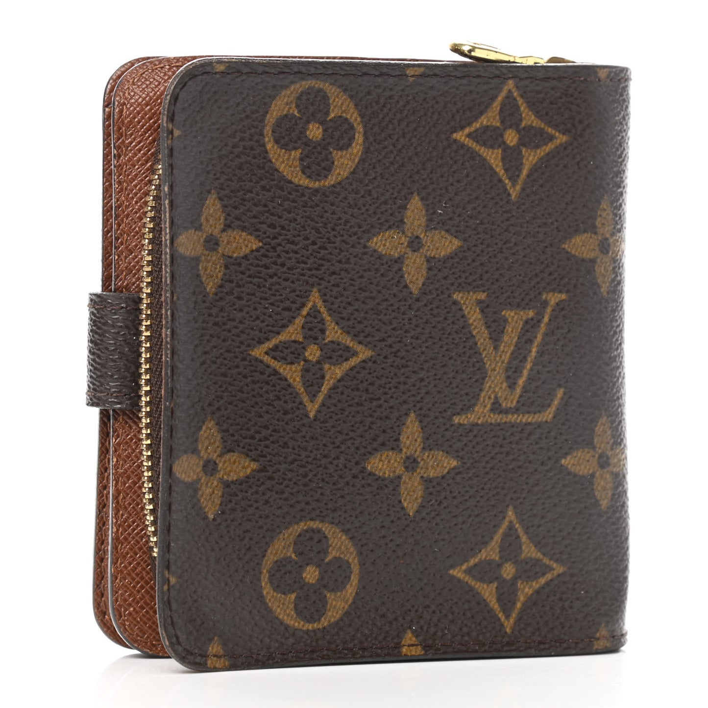 Monogram Compact Zippe Zipped Wallet