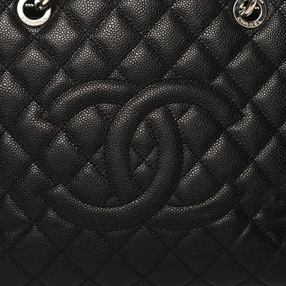 Chanel Caviar Quilted Grand Shopping Tote GST Black 9 of 14