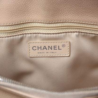 Chanel Caviar Quilted Grand Shopping Tote GST Beige Clair 6 of 27