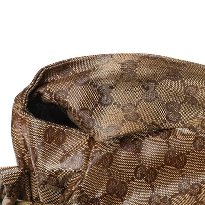 Gucci Crystal Monogram Medium Hysteria Tote Brown 14 of 14