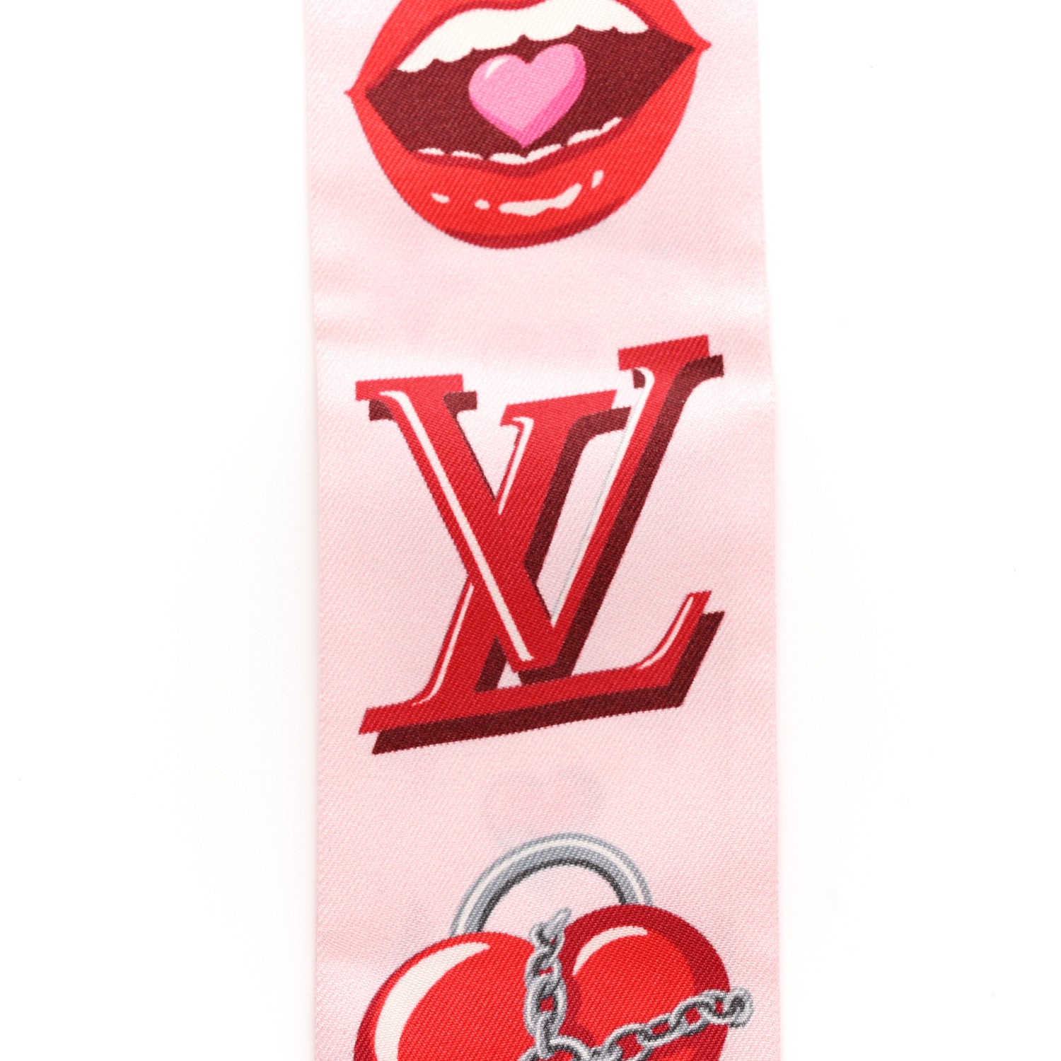 Louis Vuitton Silk Lucky Monogram BB Bandeau Rose Pop 3 of 4