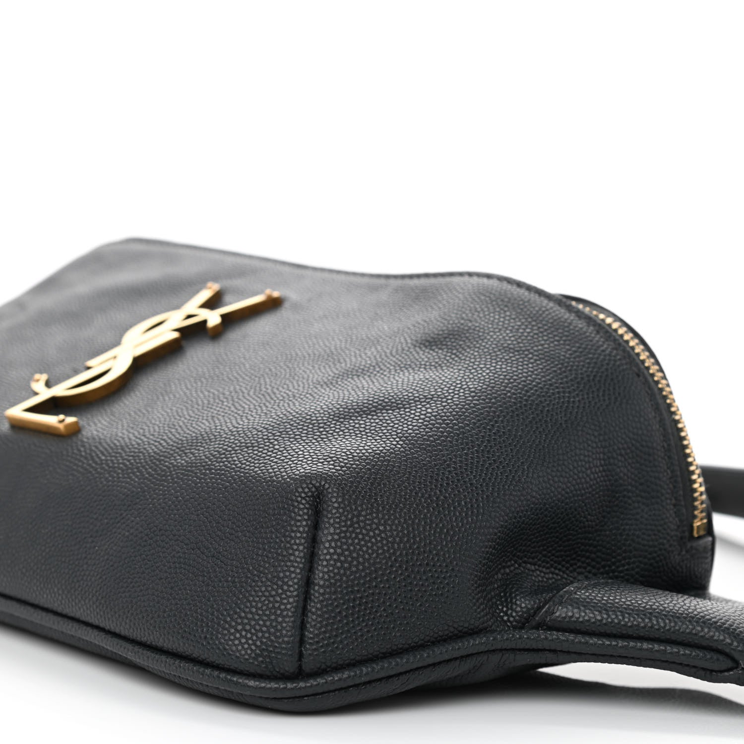 Saint Laurent Grain De Poudre Monogram Belt Bag Black 8 of 8