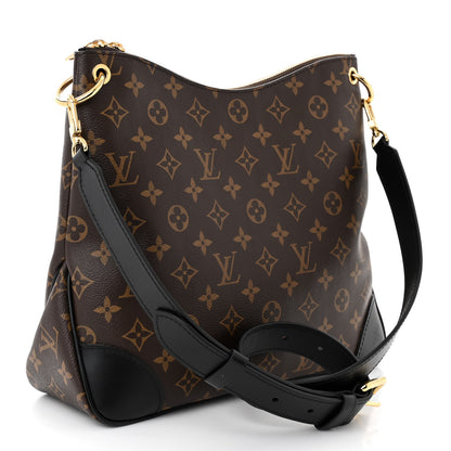Louis Vuitton Monogram Odeon MM Black 3 of 9