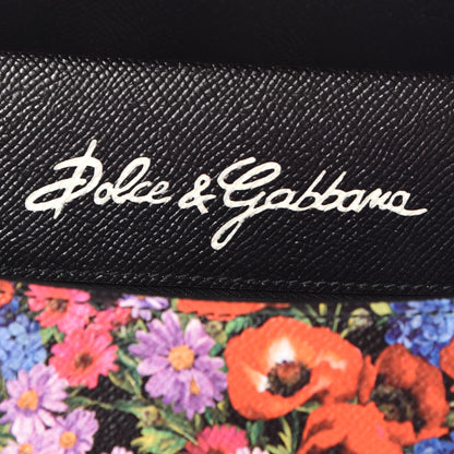Dolce & Gabbana Dauphine Floral Print Medium Miss Sicily Satchel Black 8 of 10