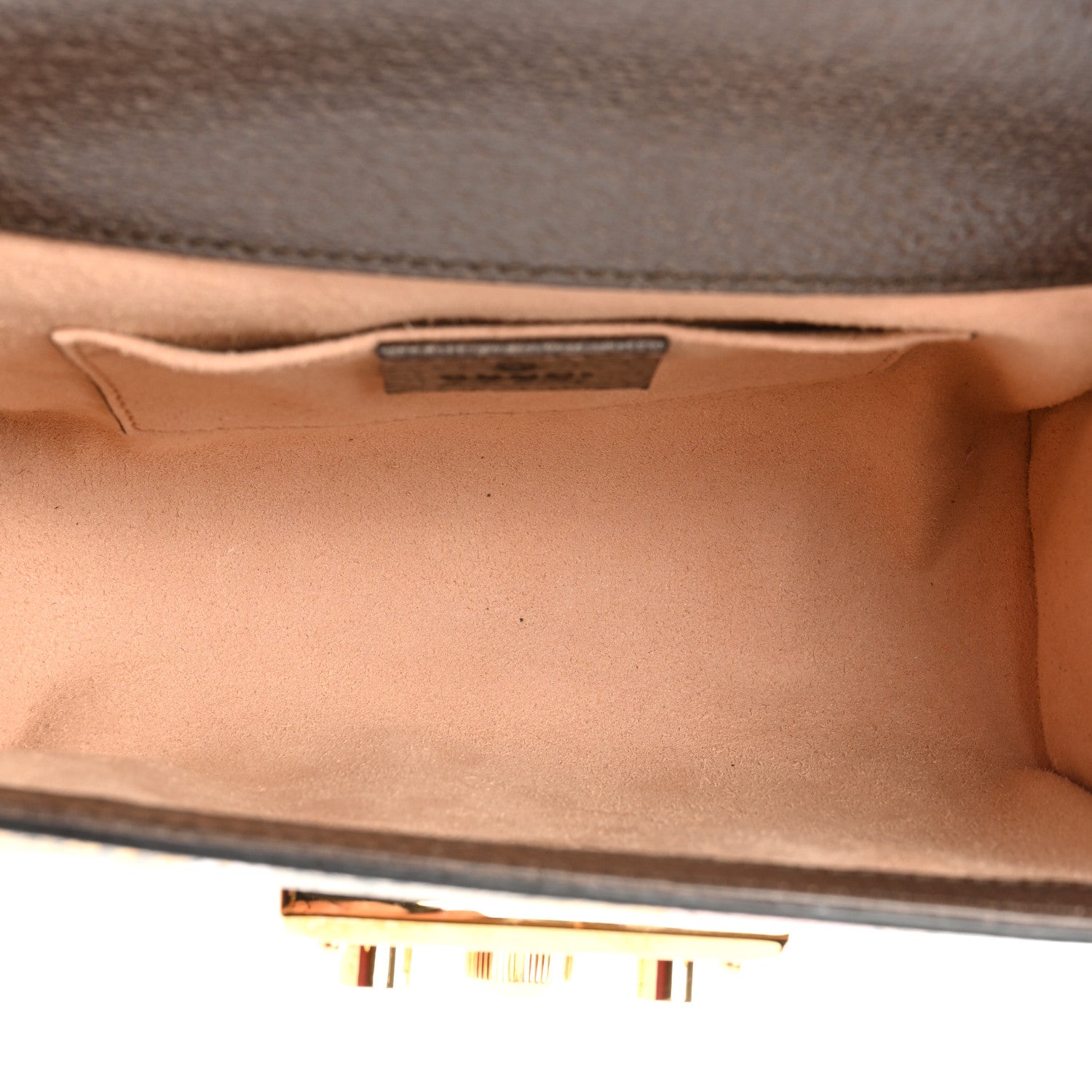 Gucci GG Supreme Monogram Bengal Small Padlock Shoulder Bag Beige Pink 5 of 17