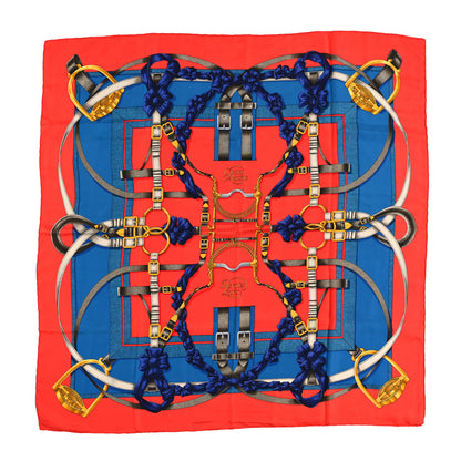 Hermes Silk Grand Manege Detail Scarf 90 1 of 5