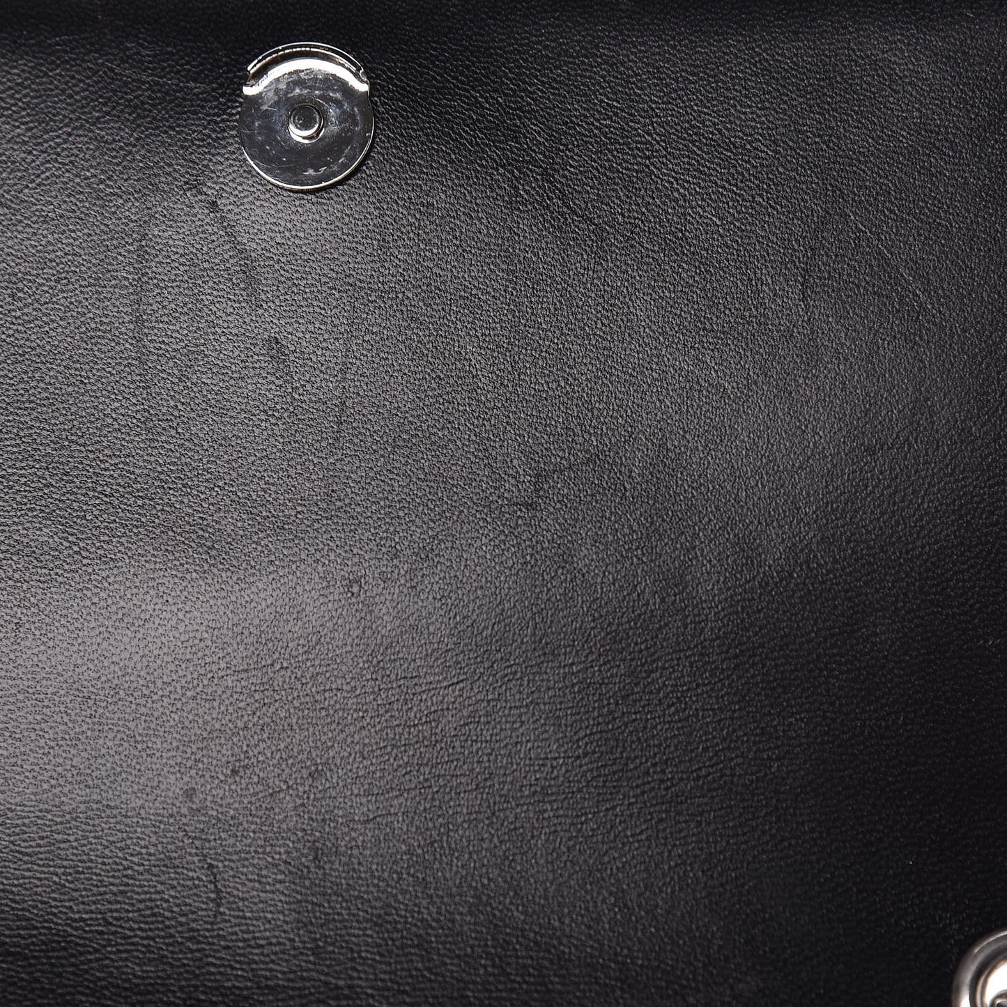 Ostrich Calfskin Embossed Small Monogram Kate Satchel Black