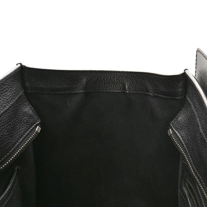 Celine Drummed Calfskin Mini Luggage Black 9 of 11