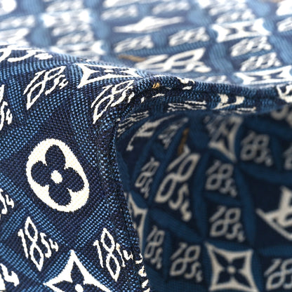 Louis Vuitton Jacquard Since 1854 Onthego MM Blue 7 of 7