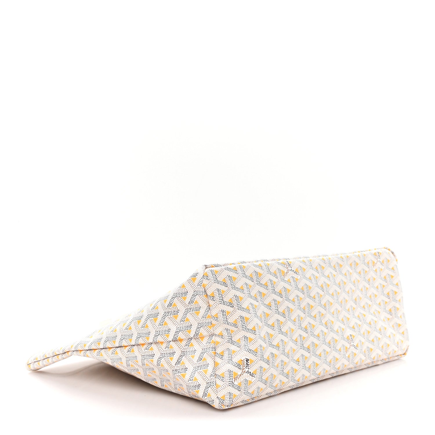 Goyard Goyardine Saint Louis Claire Voie PM White Yellow 5 of 11