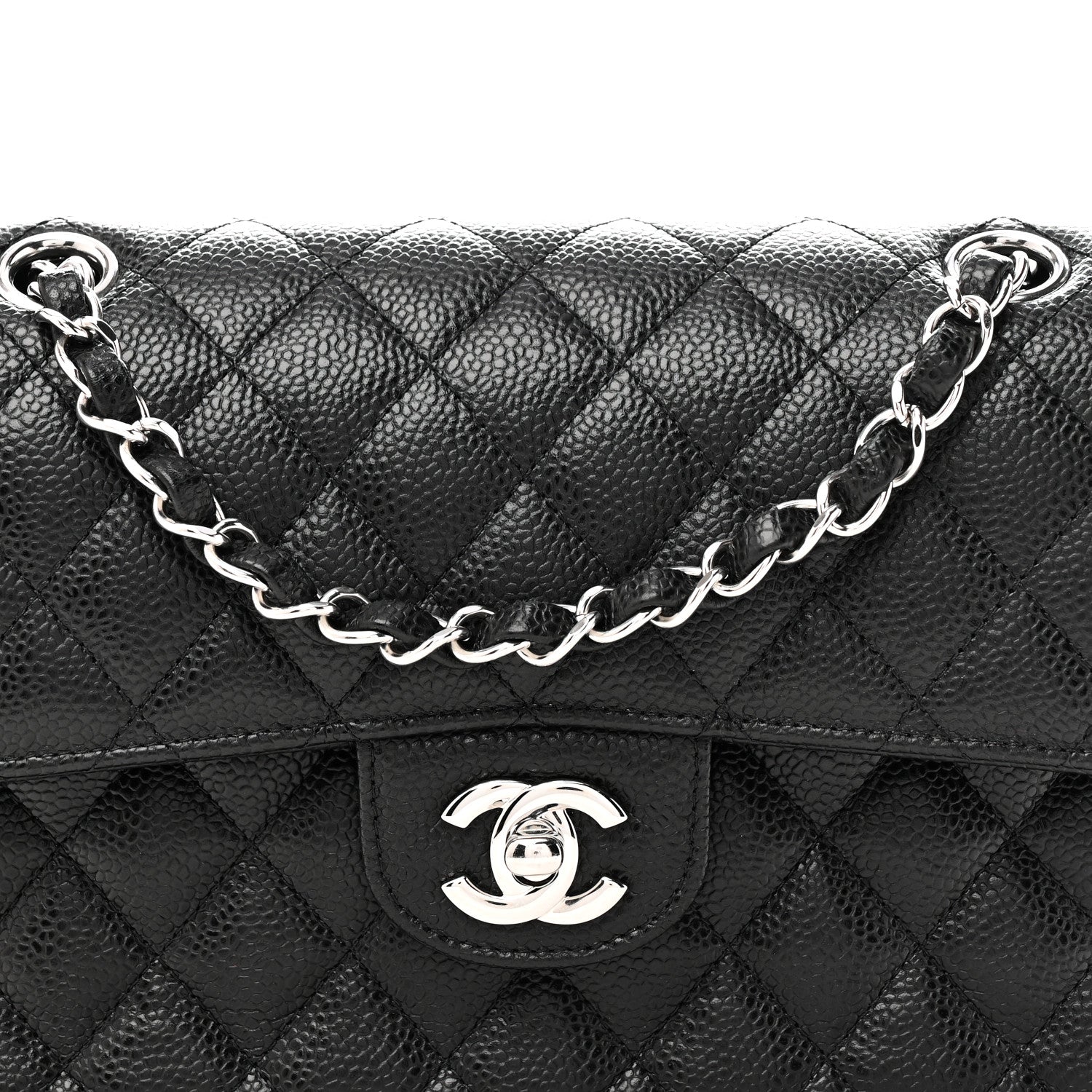 Chanel Caviar Quilted Small Double Flap Black 8 of 11