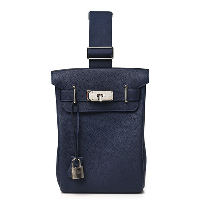 Hermes Togo Hac A Dos PM Backpack Bleu Nuit 1 of 11