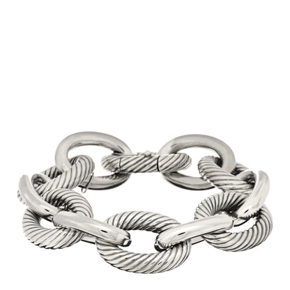 David Yurman Sterling Silver 22mm Oval Link Bracelet 1 of 3