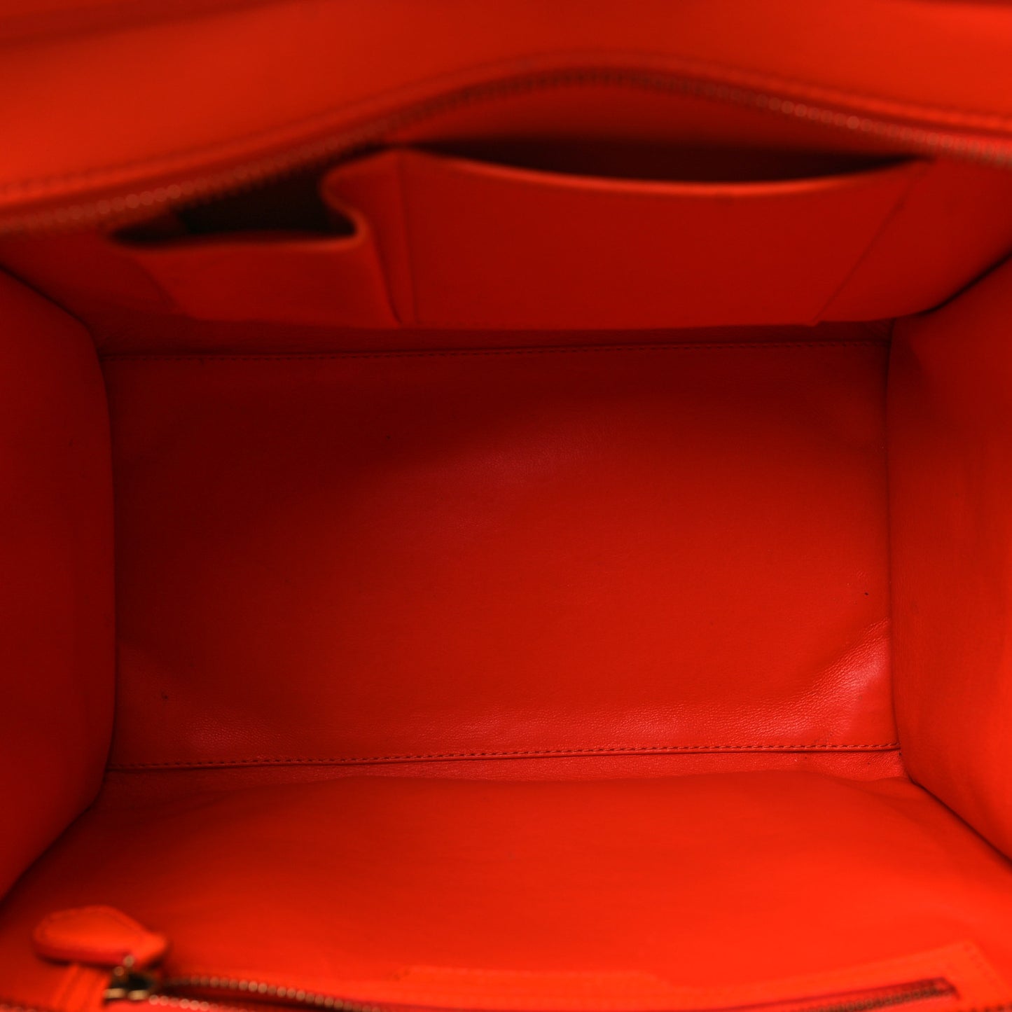 Smooth Calfskin Mini Luggage Orange