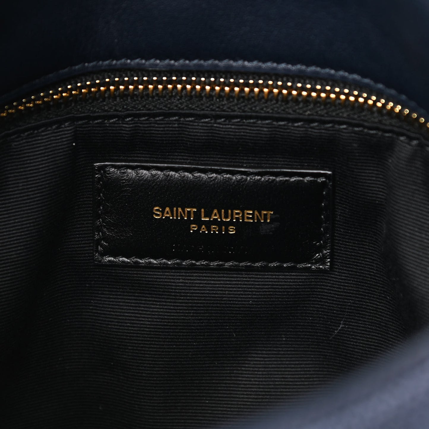 Canvas Quilted Small Loulou Puffer Monogram Chain Satchel Marine