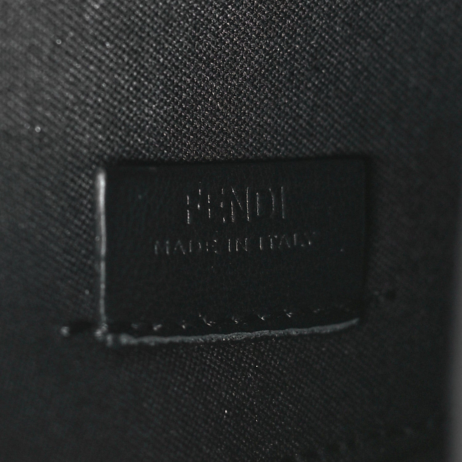 Fendi Vitello Grace Matte Fendigraphy Wallet On Chain Black 7 of 10