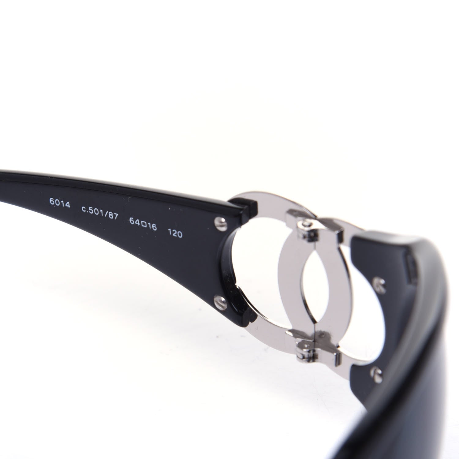 Chanel CC Sunglasses 6014 Black 5 of 7