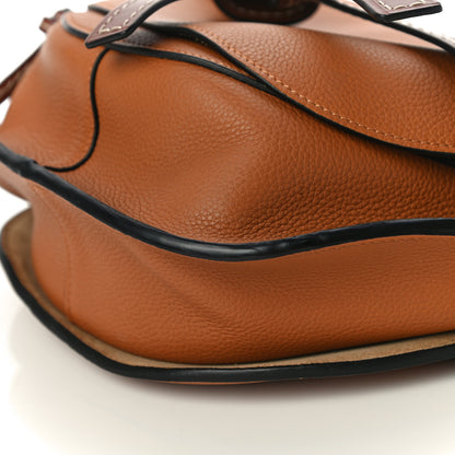 Loewe Grained Calfskin Small Gate Crossbody Bag Caramel Pecan 9 of 10