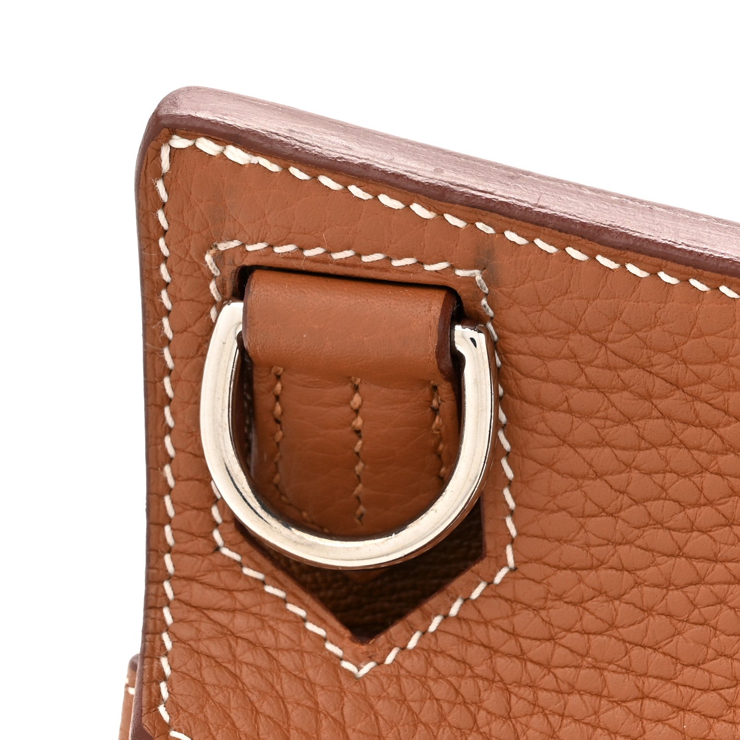 Hermes Taurillon Clemence Jypsiere 28 Gold 11 of 13