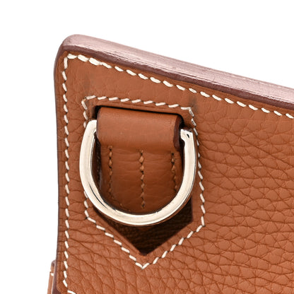 Hermes Taurillon Clemence Jypsiere 28 Gold 11 of 13