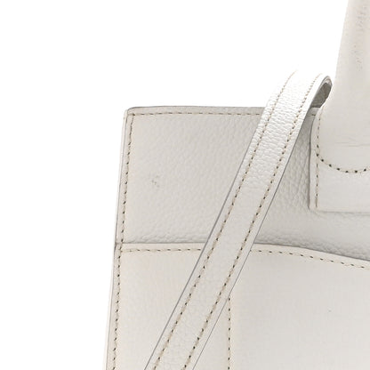 Chanel Grained Calfskin Small Neo Executive Shopper Tote White 11 of 13