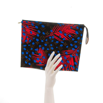 Louis Vuitton Monogram Jungle Dots Toiletry Pouch 26 Coquelicot Denim 2 of 7