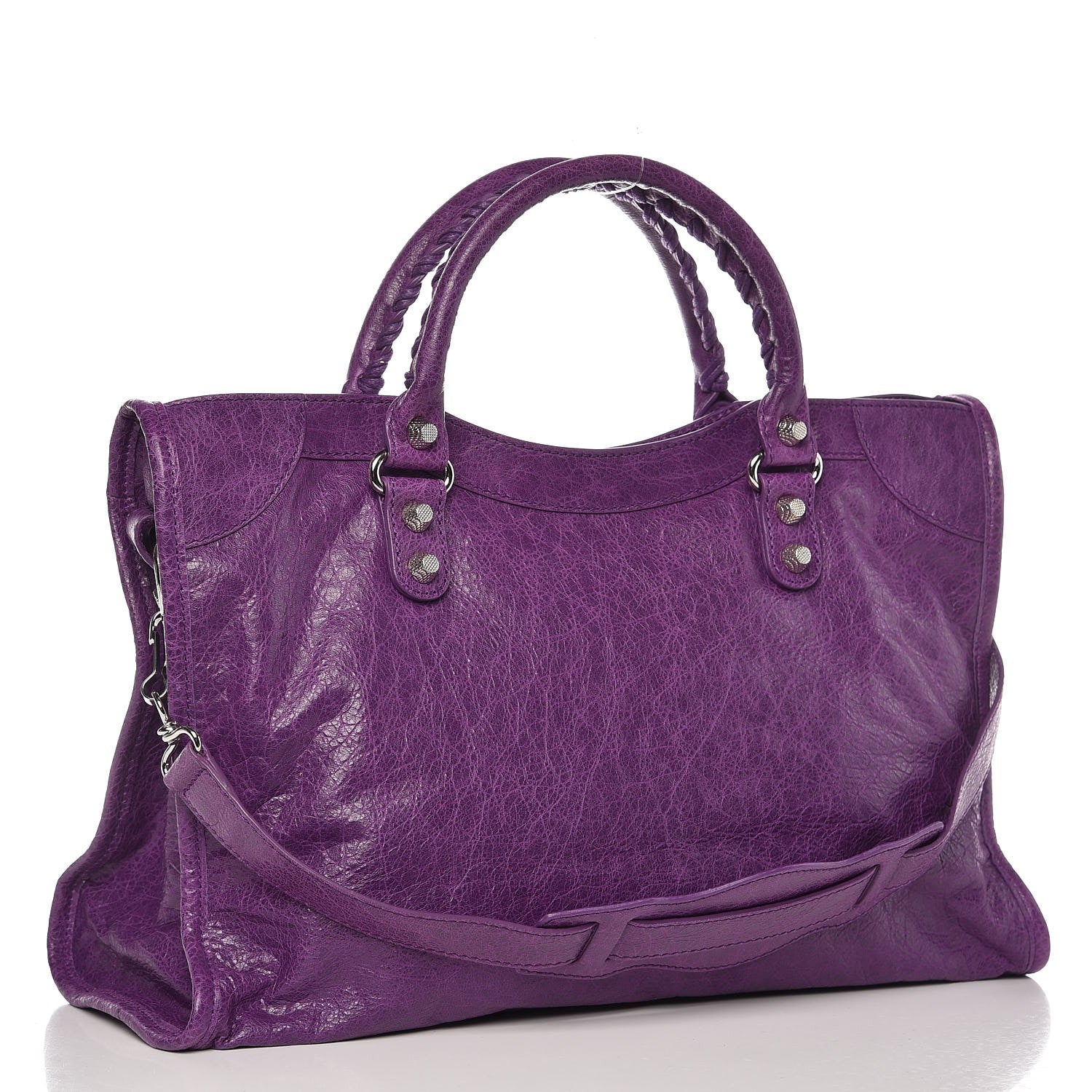 Balenciaga Agneau Giant 12 Silver Hardware City Ultraviolet 4 of 13