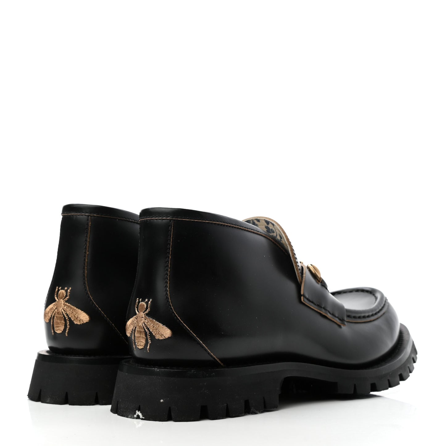 Cordovan Lux Mens Harald Horsebit Ankle Boots 9 Black