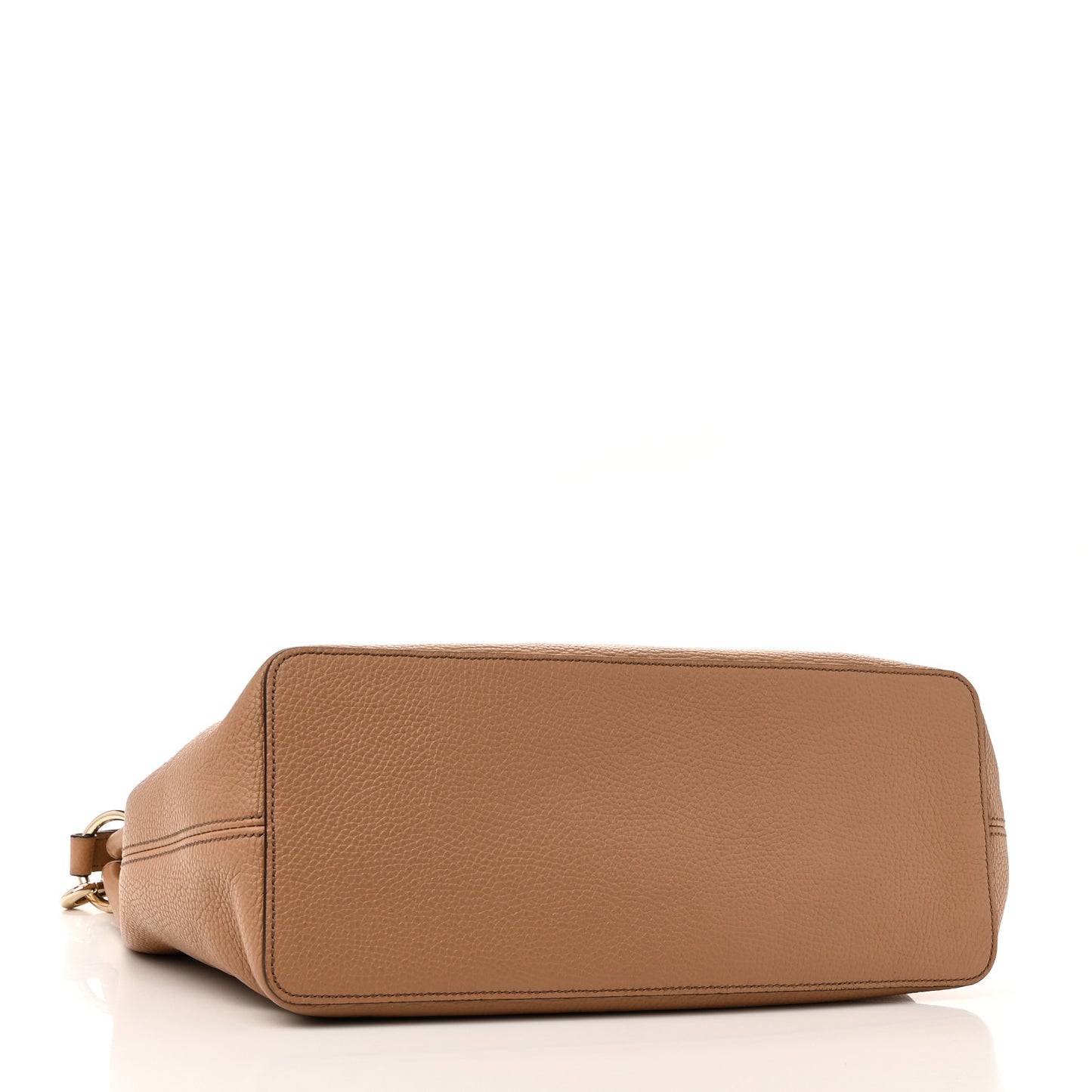 Pebbled Calfskin Large Soho Hobo Camelia