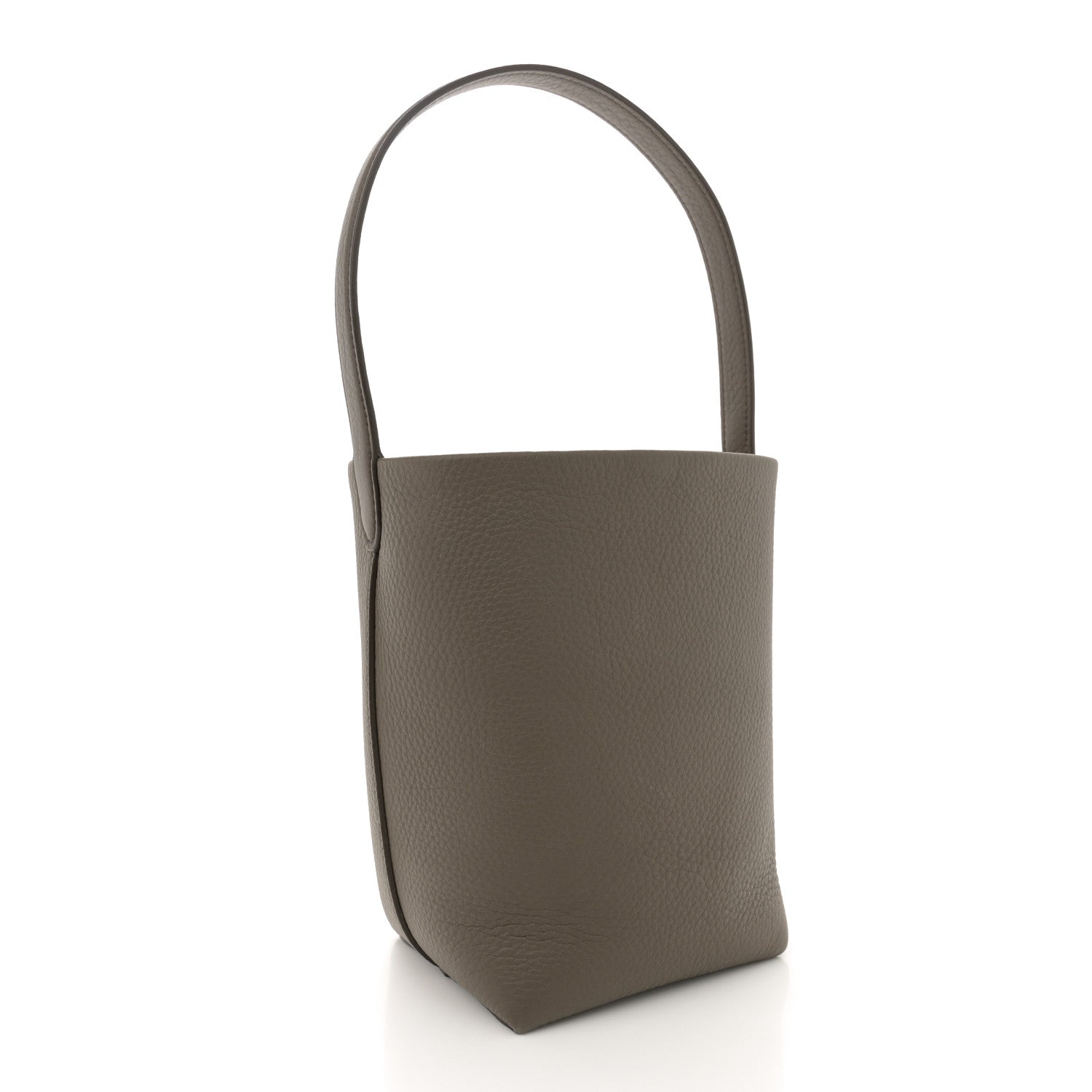 The Row Grained Calfskin Small N/S Park Tote Elephant 3 of 12
