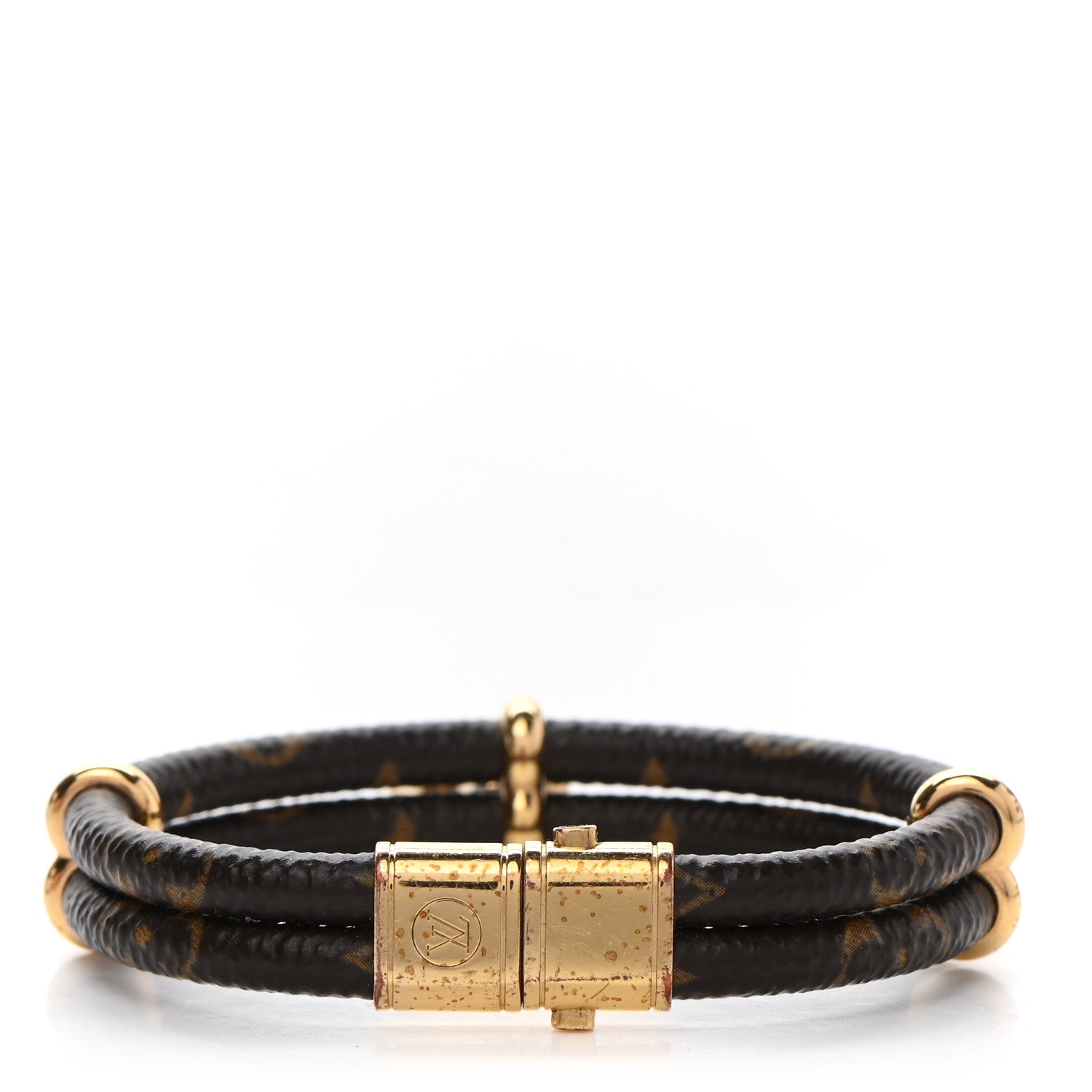 Louis Vuitton Monogram Keep It Twice Bracelet 19 3 of 6