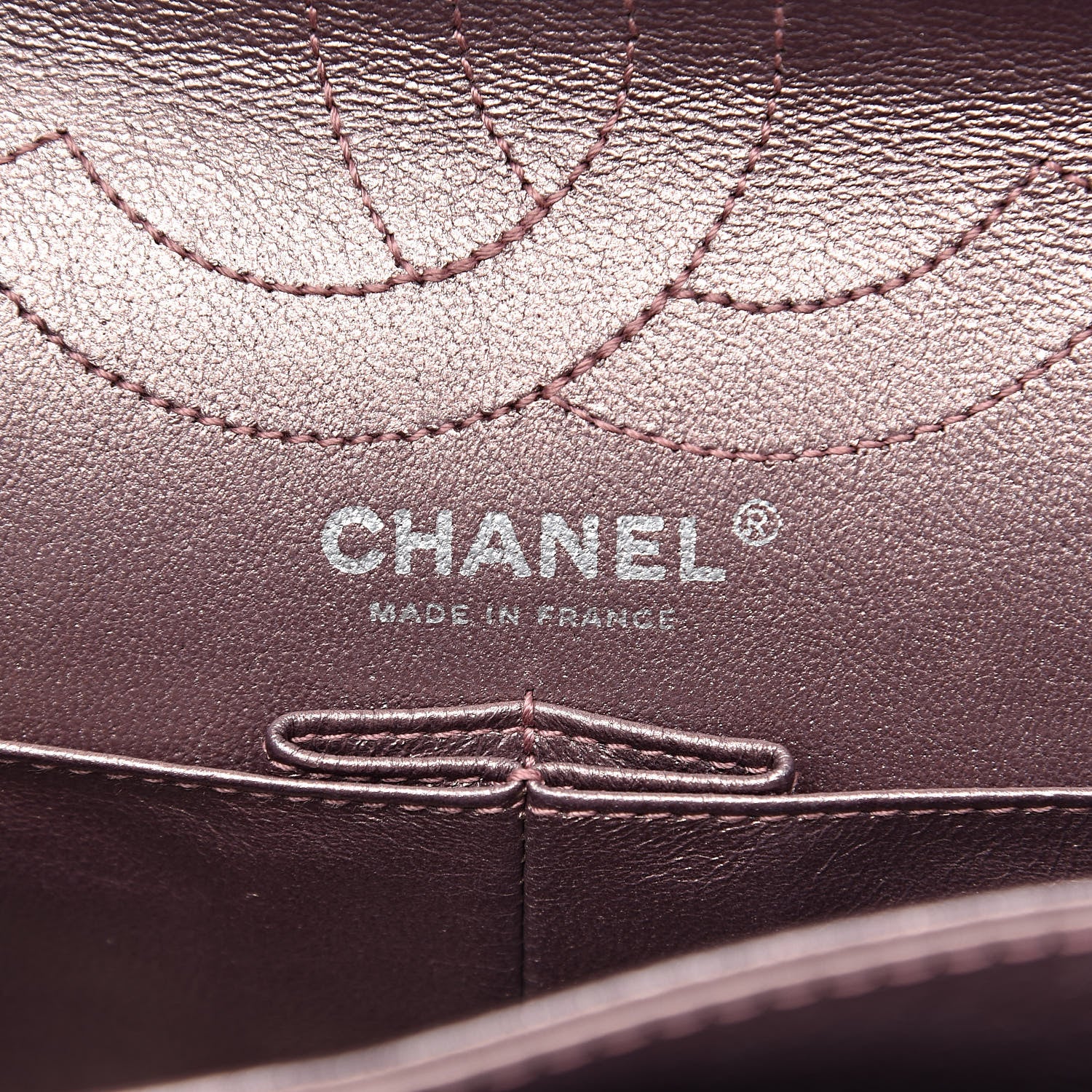 Chanel Metallic Aged Calfskin Quilted 2.55 Reissue 226 Flap Rose Fonce 6 of 13