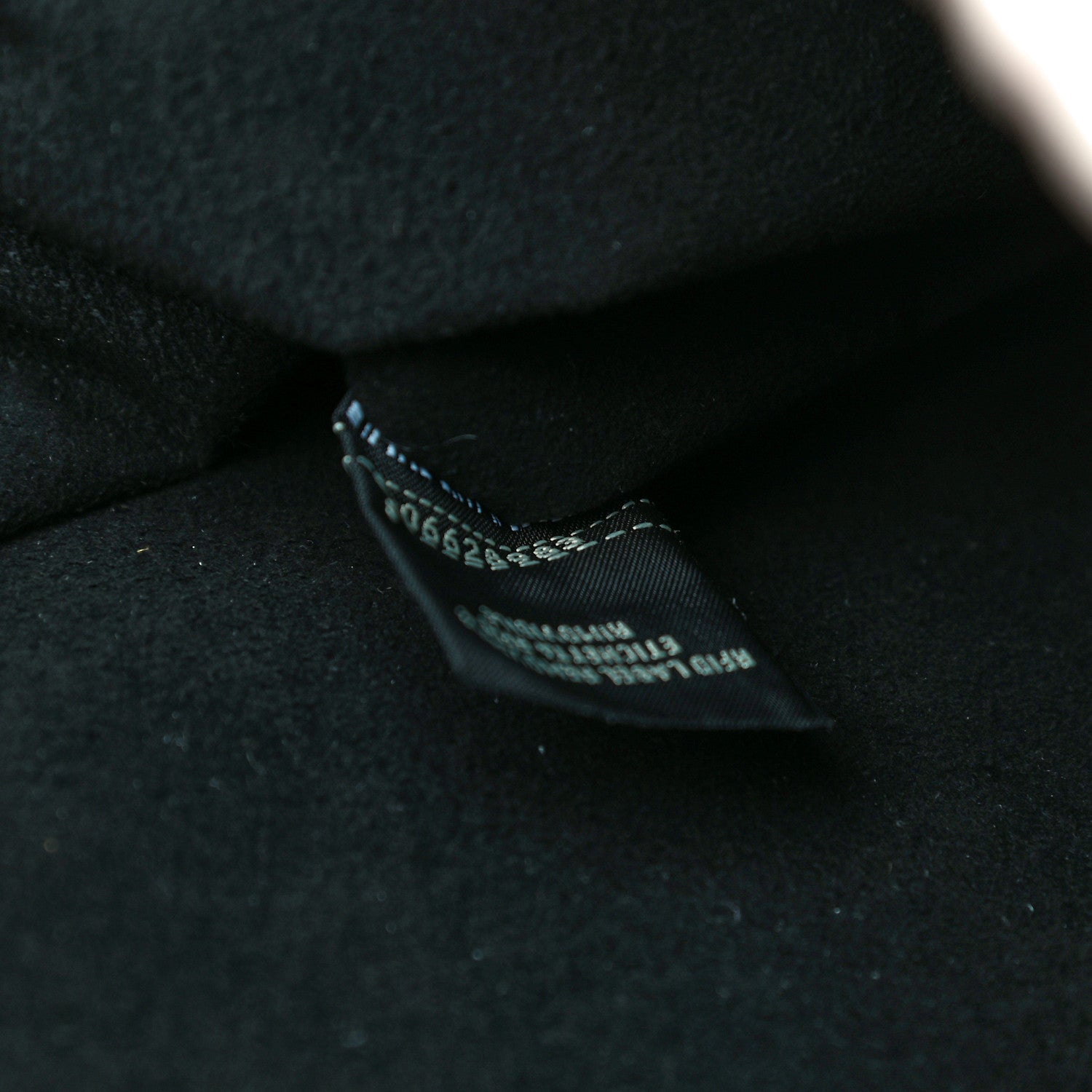 Fendi Soft Nappa Logo Medium Drawstring Pouch Bag Rosa Quarzo Black 7 of 11