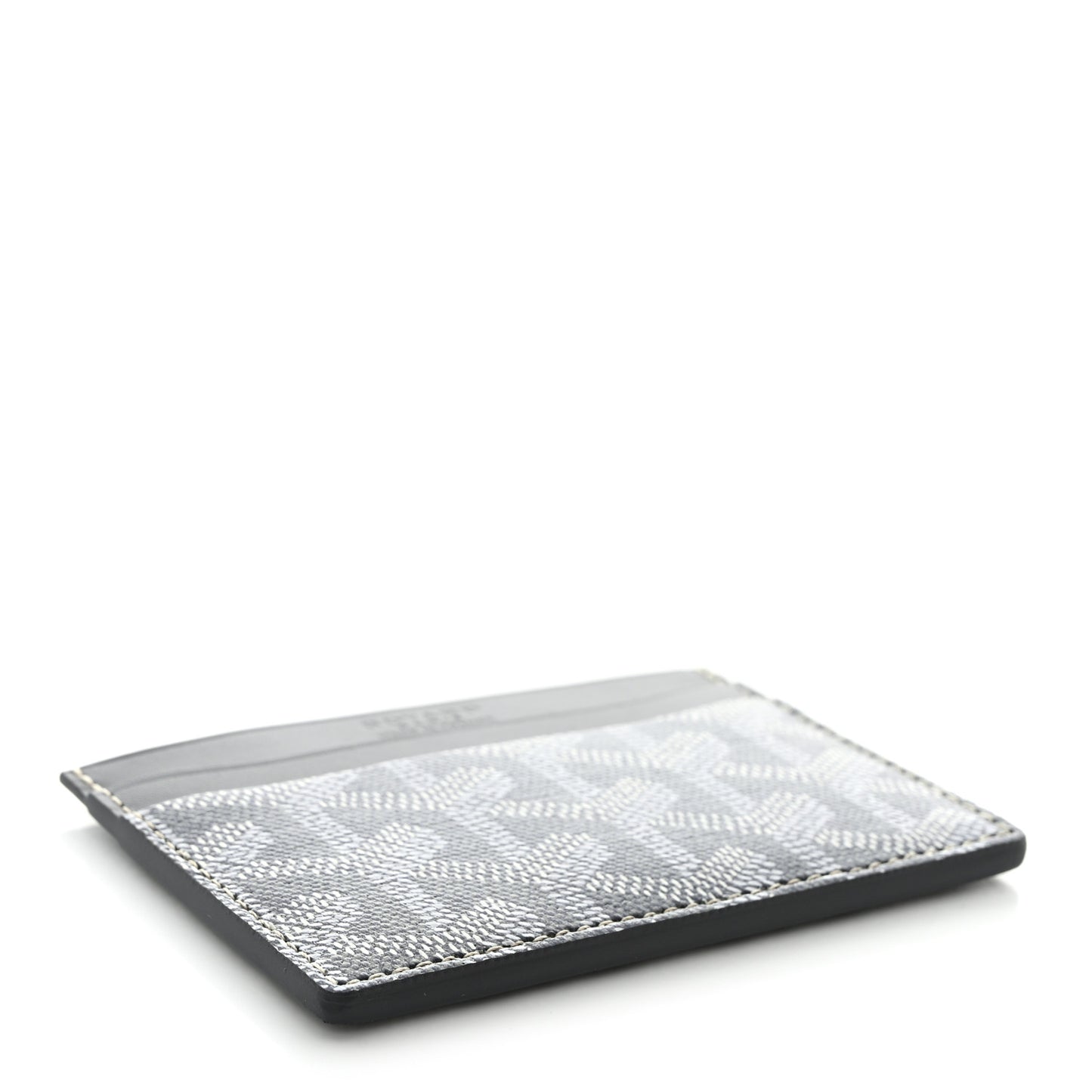 Goyardine Saint Sulpice Card Holder Grey