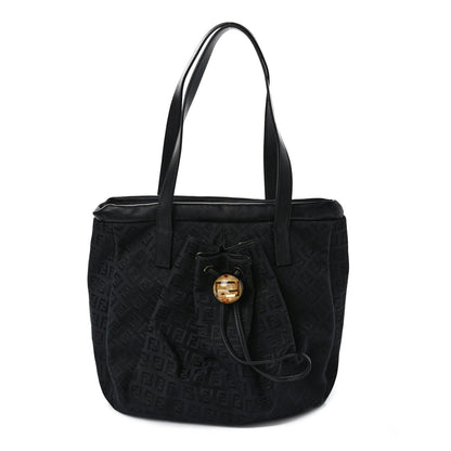 Fendi Zucchino Tote Tobacco Black 1 of 9