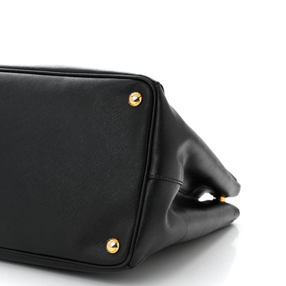 Prada Saffiano Lux Extra Large Galleria Double Zip Tote Black 11 of 12