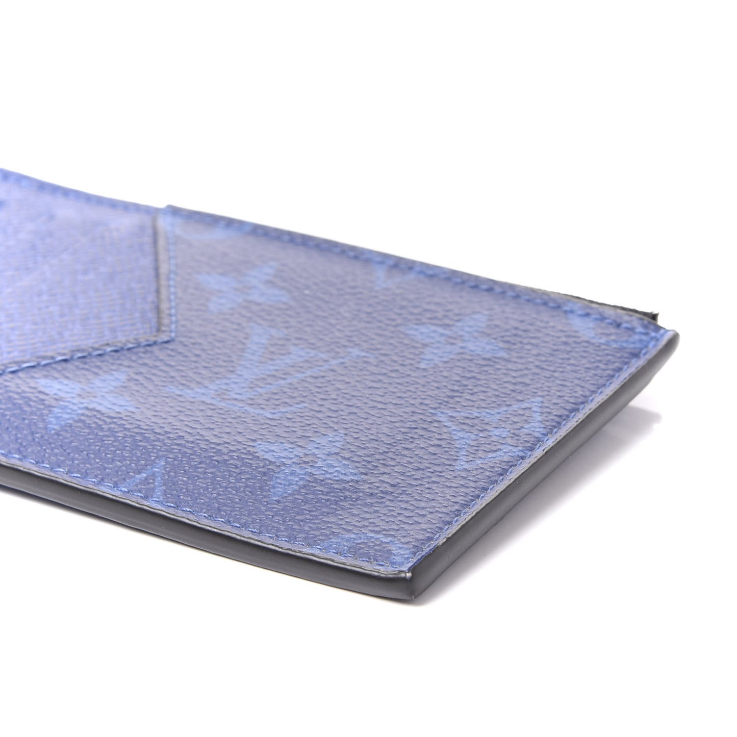 Monogram Taiga Coin Card Holder Cobalt