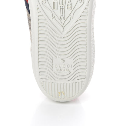 Gucci GG Supreme Monogram Womens Ace Low-Top Sneaker 37.5 Beige 7 of 9