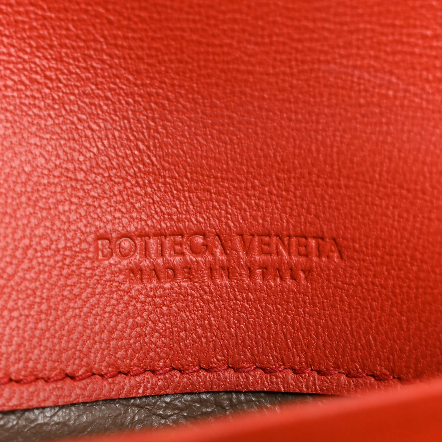 Nappa Intrecciato Continental Wallet Red