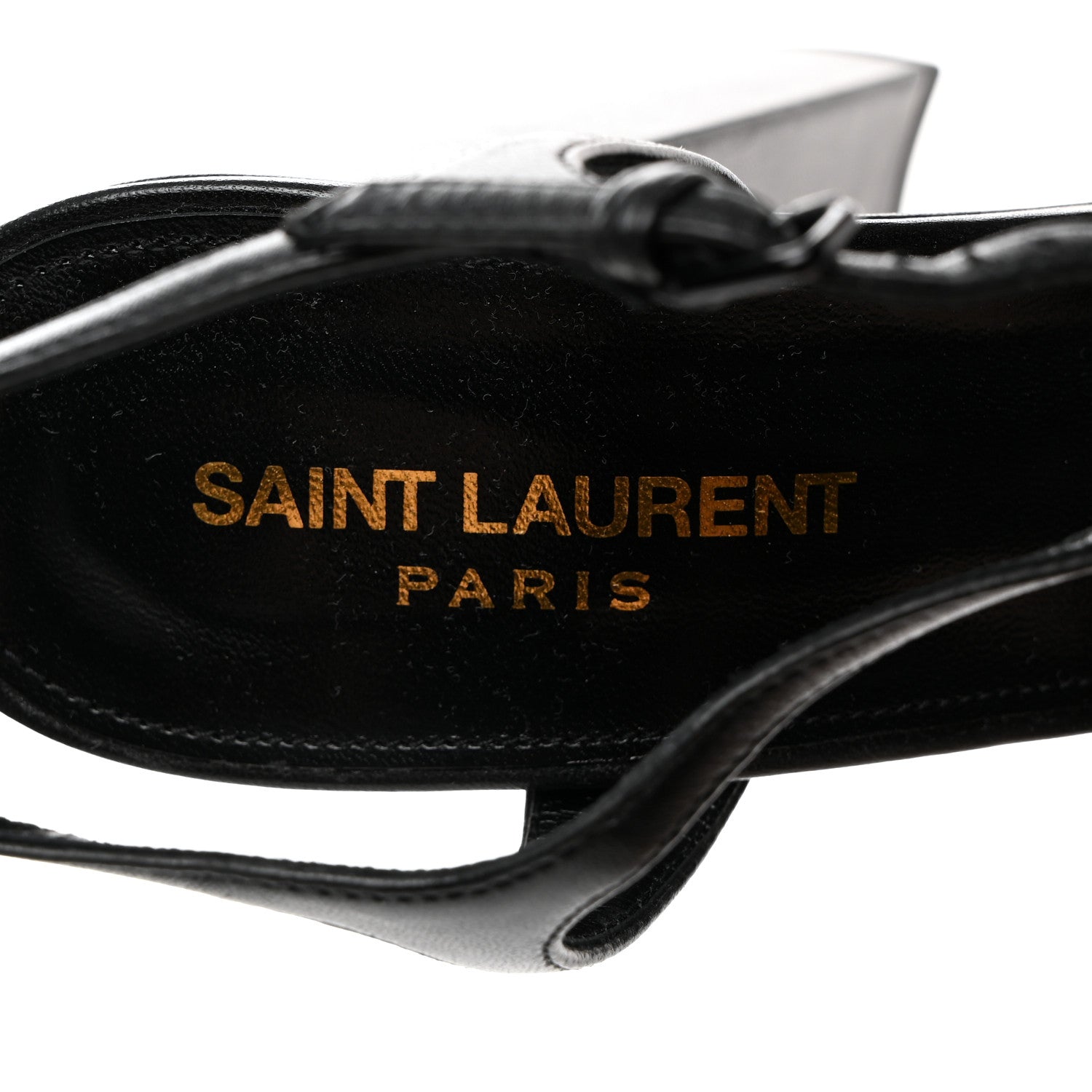 Saint Laurent Vendome Bianca 85 Platform Sandals 37.5 Black 6 of 8