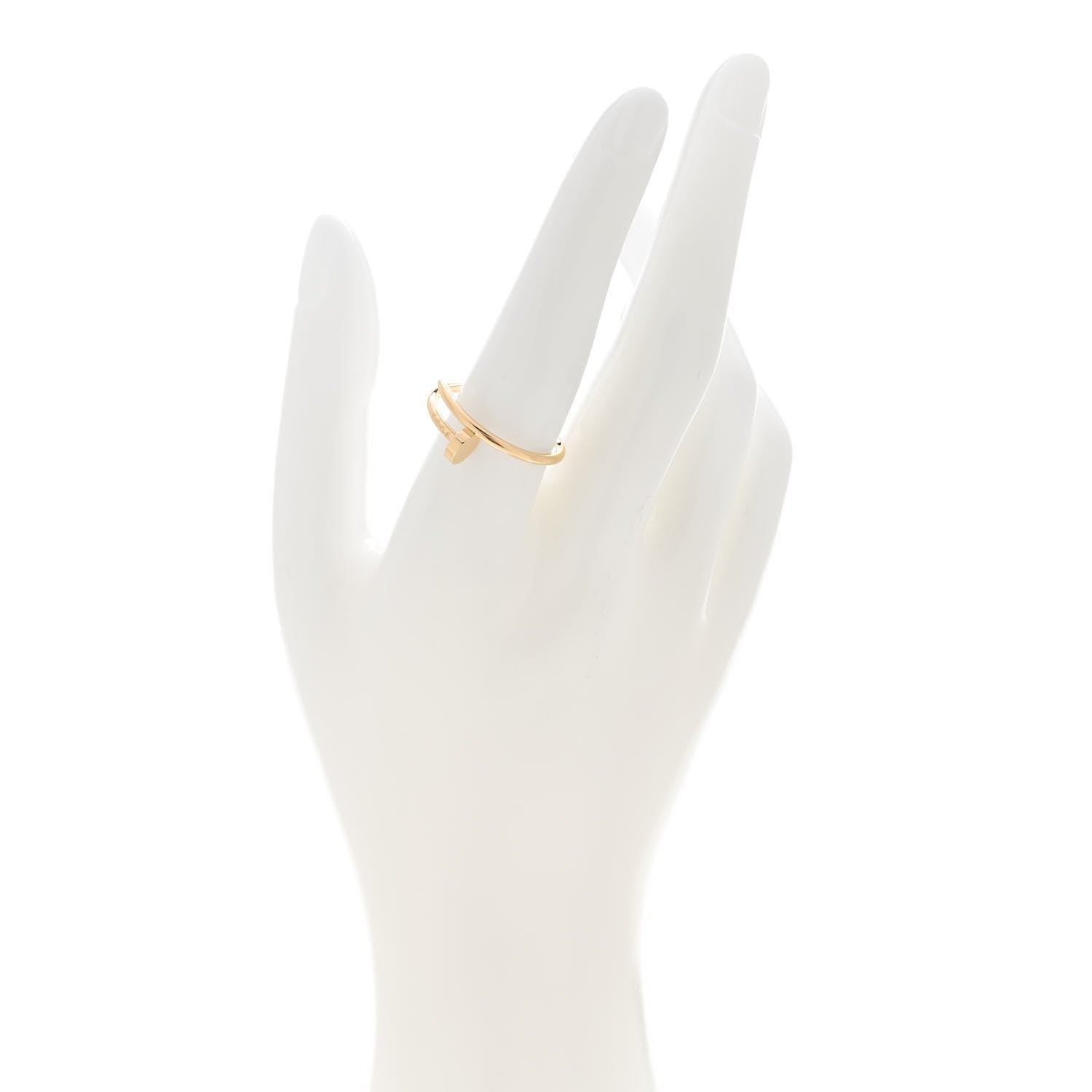 Cartier 18K Yellow Gold Small Juste Un Clou Ring 59 8.75 2 of 5