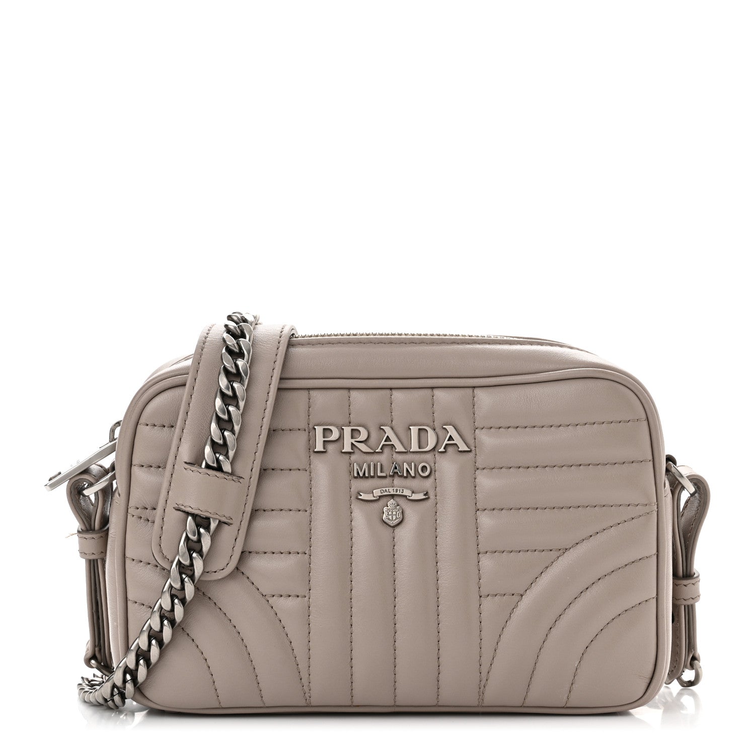 Prada Soft Calfskin Diagramme Camera Bag Cammeo 1 of 9