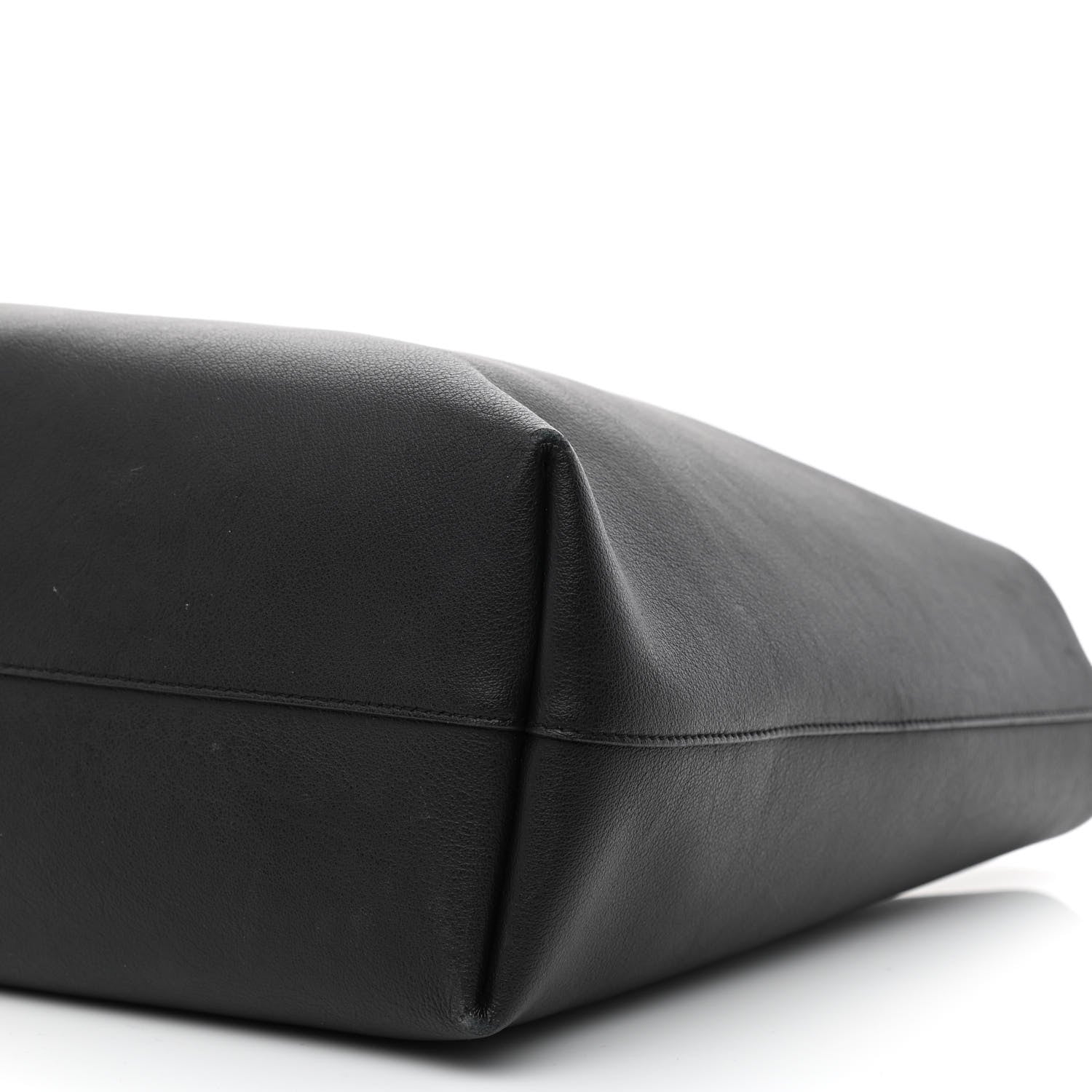 Saint Laurent Calfskin Large Shopping Tote Black 12 of 23